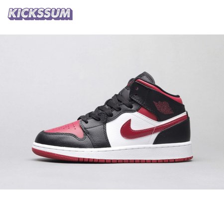 Air Jordan 1 Mid Bred Toe 36-46