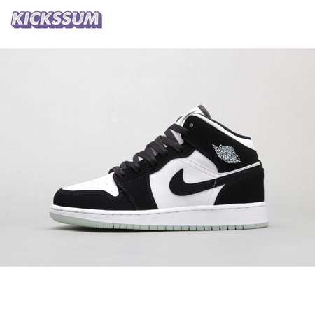 Air Jordan 1 Mid White Black Teal Tint 36-46