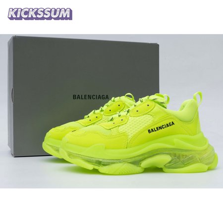 Balenciaga Triple S Clear Sole Fluo Yellow (W) 35-45