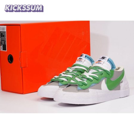 NK x Sacai Blazer Low "Medium Grey Classic Green" 36-46