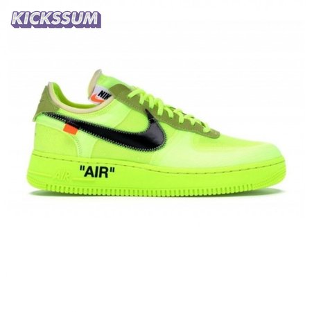 Off-White x Air Force 1 Low 'Volt' Size 36-46