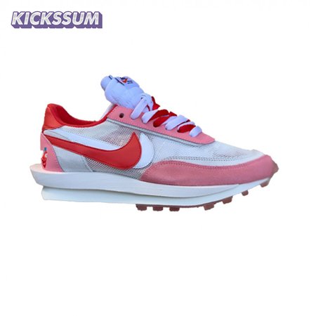 2019 Sacai x Nike LVD Waffle Daybreak Swoosh Pink Gery White Red BV0073 500 Size 36-46