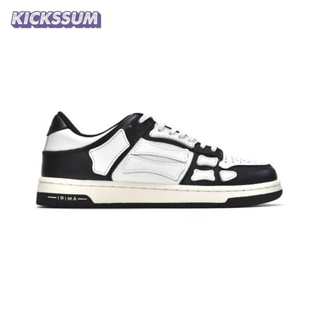 AMIRI Skel Top Low White Black Size 40-46