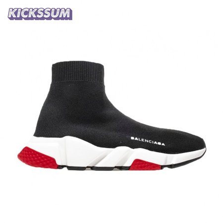 Balenciaga Speed Trainer Mid Black Red Size 36-46