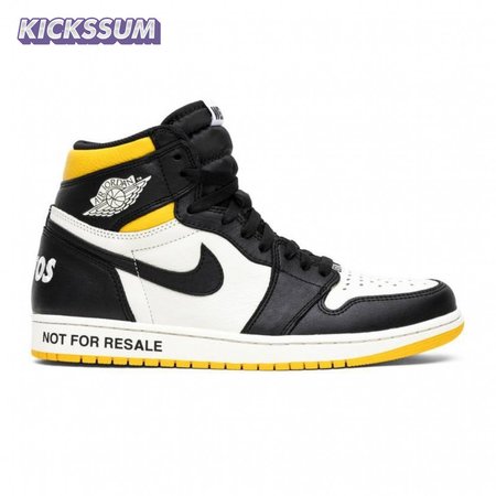 Jordan 1 Retro High "Not for Resale" Varsity Maize Size 40-47.5