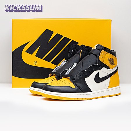 Air Jordan 1 High OG Yellow Toe Size 36-46