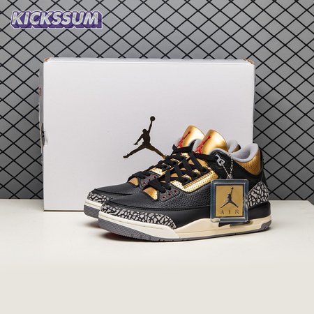 Air Jordan 3 Black Gold Size 40.5-46