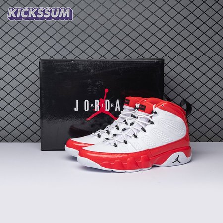 Jordan 9 Retro White Gym Red 302370-160 Size 40-47.5