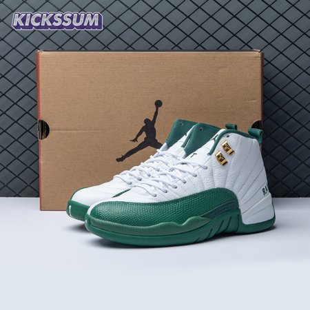 Air Jordan 12 White Green Size 40-47.5