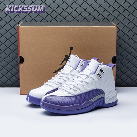 Air Jordan 12 White Purple Size 40-47.5