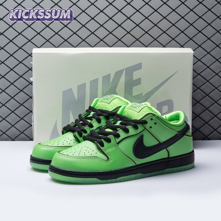 The Powerpuff Girls x Nike SB Dunk Low Buttercup FZ8319-300 Size 36-48