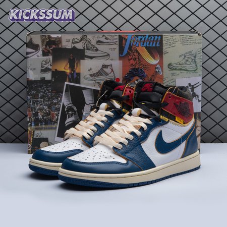 Jordan 1 Retro High Union Los Angeles Blue Toe Size 40-47.5