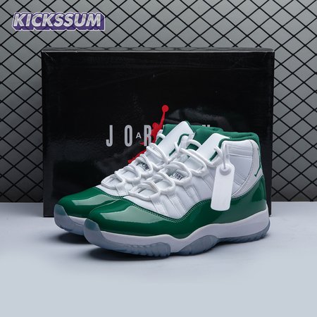 Jordan 11 Retro White Green CT8012-113 Size 40-48.5